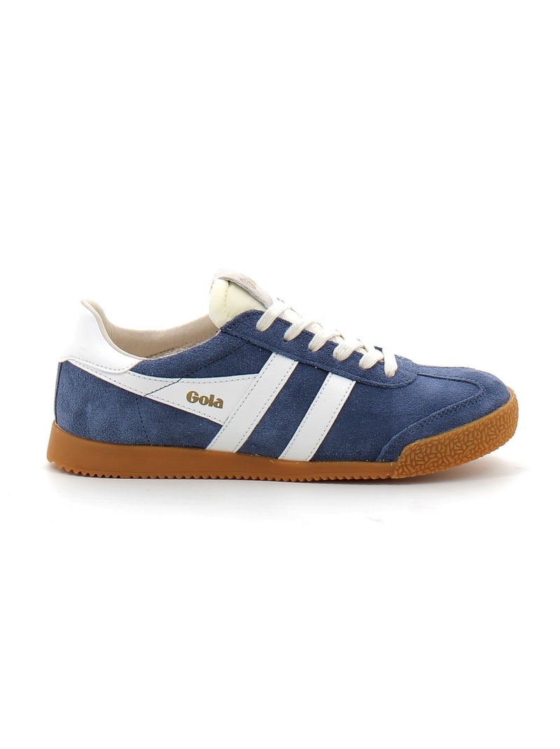 Baskets en Cuir Velours Gola Bleu - Kiabi