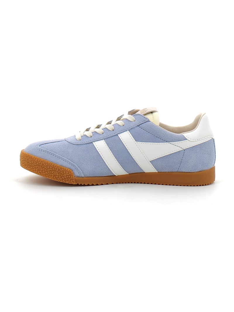 Baskets en Cuir Velours Gola Bleu - Kiabi