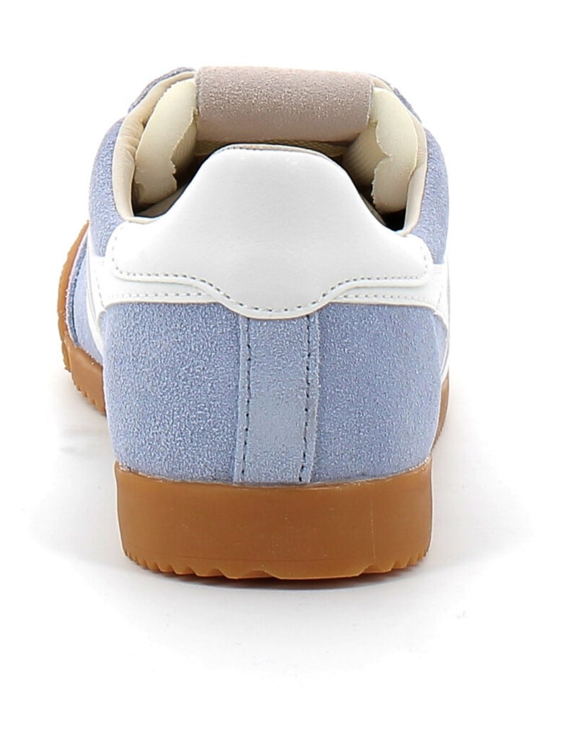 Baskets en Cuir Velours Gola Bleu - Kiabi