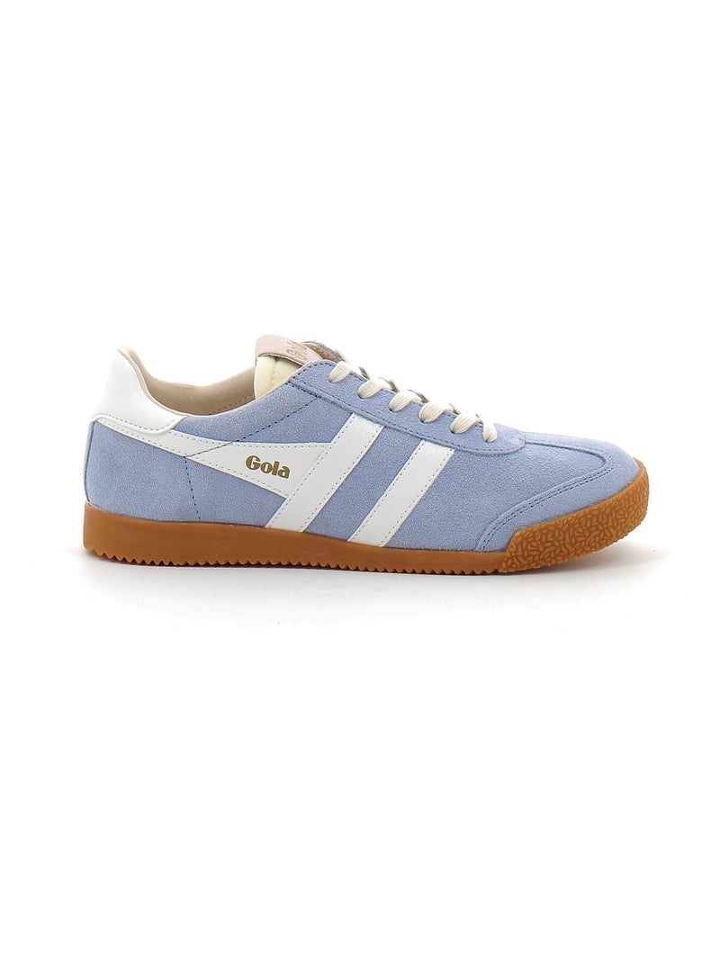 Baskets en Cuir Velours Gola Bleu - Kiabi