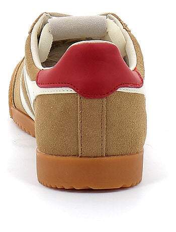 Baskets en Cuir Velours Gola