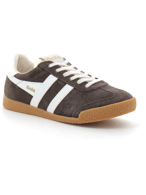 Baskets en Cuir Velours Gola - Kiabi