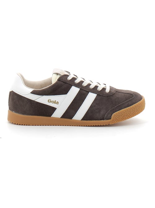 Baskets en Cuir Velours Gola - Kiabi