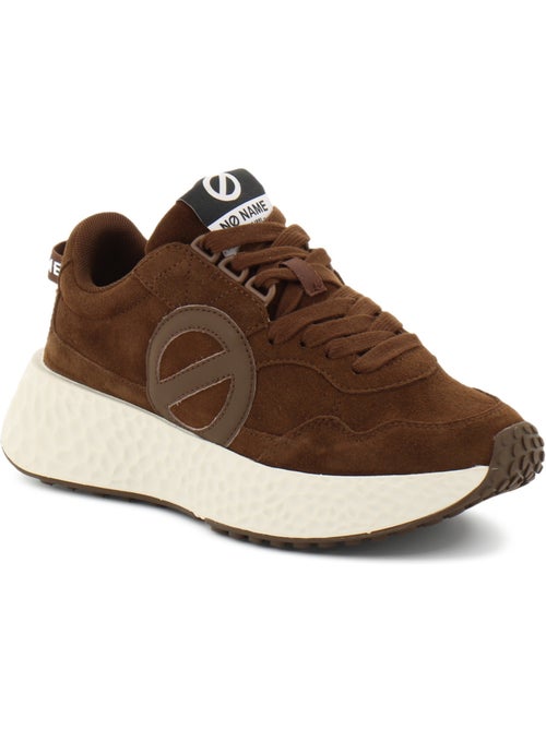 Baskets en cuir velours no name - Kiabi