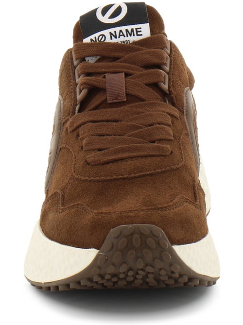 Baskets en cuir velours no name - Kiabi