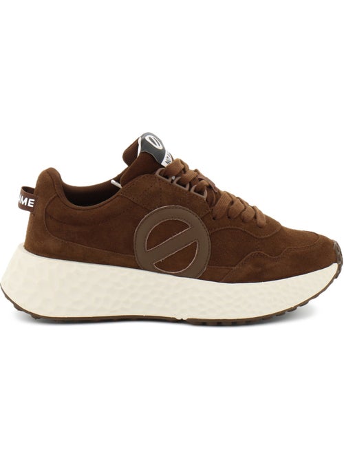 Baskets en cuir velours no name - Kiabi