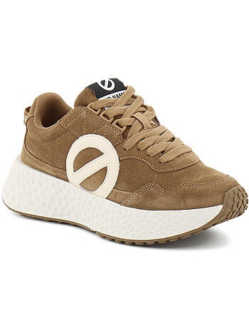 Baskets en cuir velours no name
