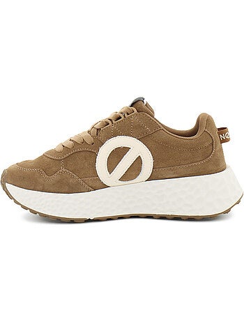 Baskets en cuir velours no name