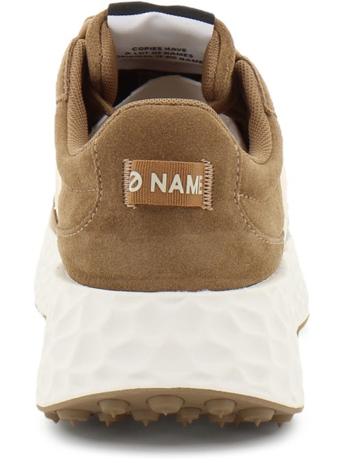 Baskets en cuir velours no name - Kiabi