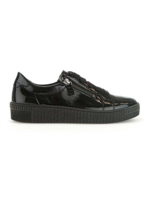 Baskets  en cuir vernis Gabor - Kiabi