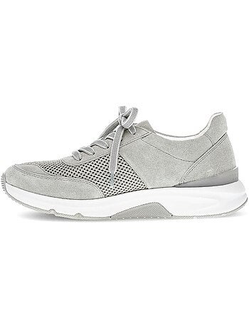Baskets en cuir
