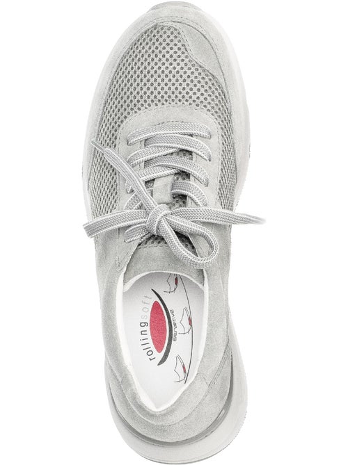 Baskets  en cuir - Kiabi