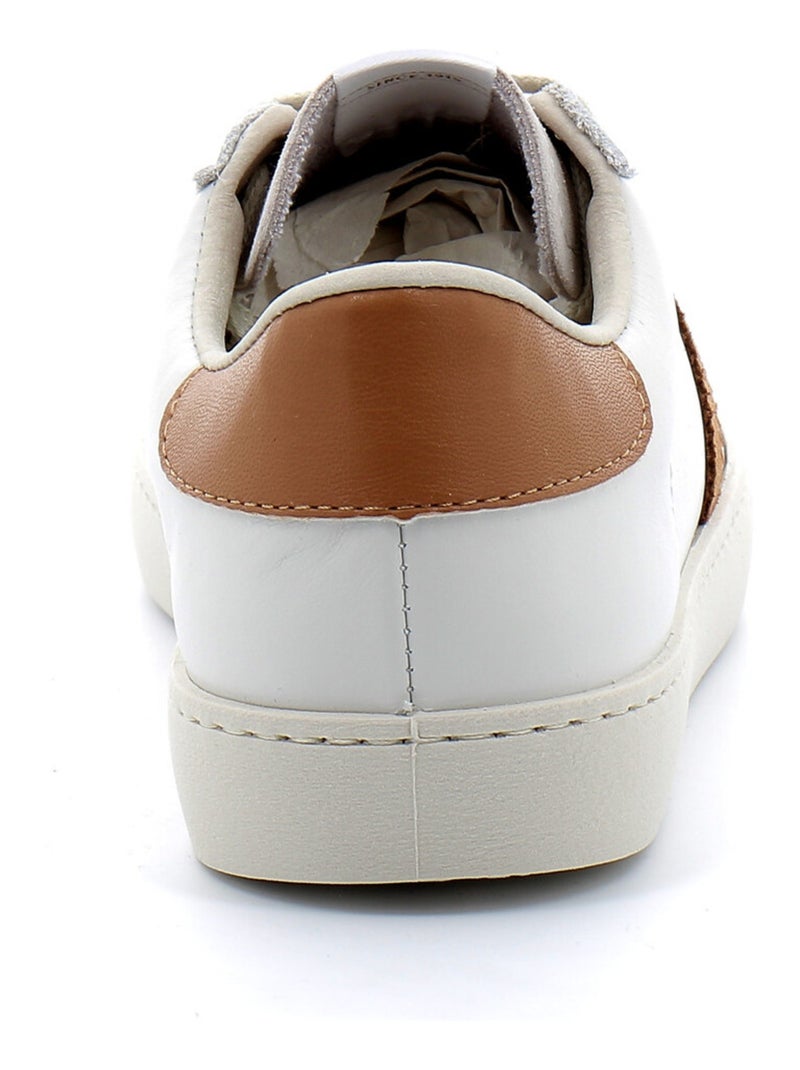 Baskets en Cuir Victoria. Marron - Kiabi