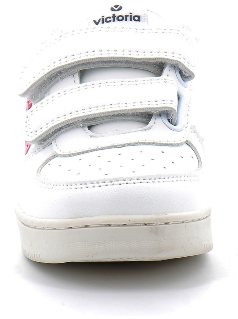 Baskets en Cuir Victoria. Rose - Kiabi