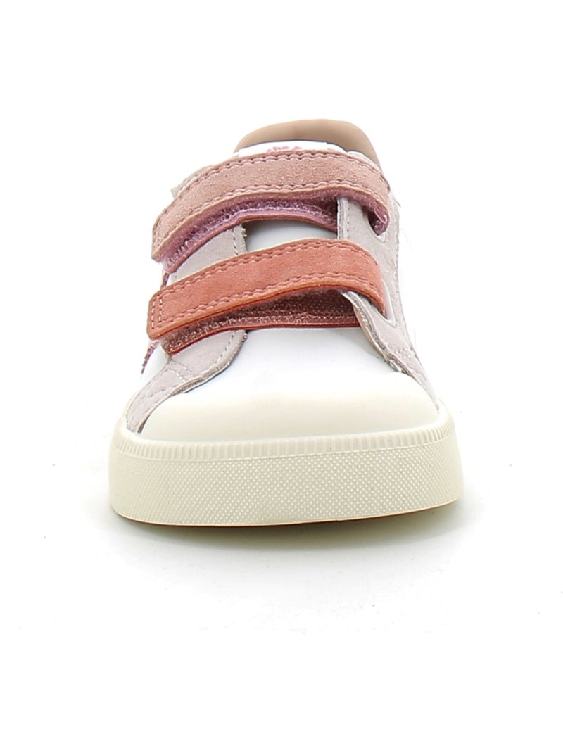 Baskets en Cuir Victoria. Rose - Kiabi