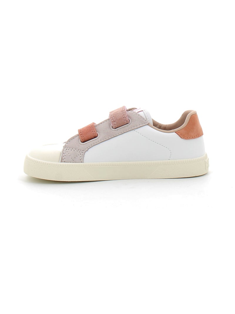 Baskets en Cuir Victoria. Rose - Kiabi