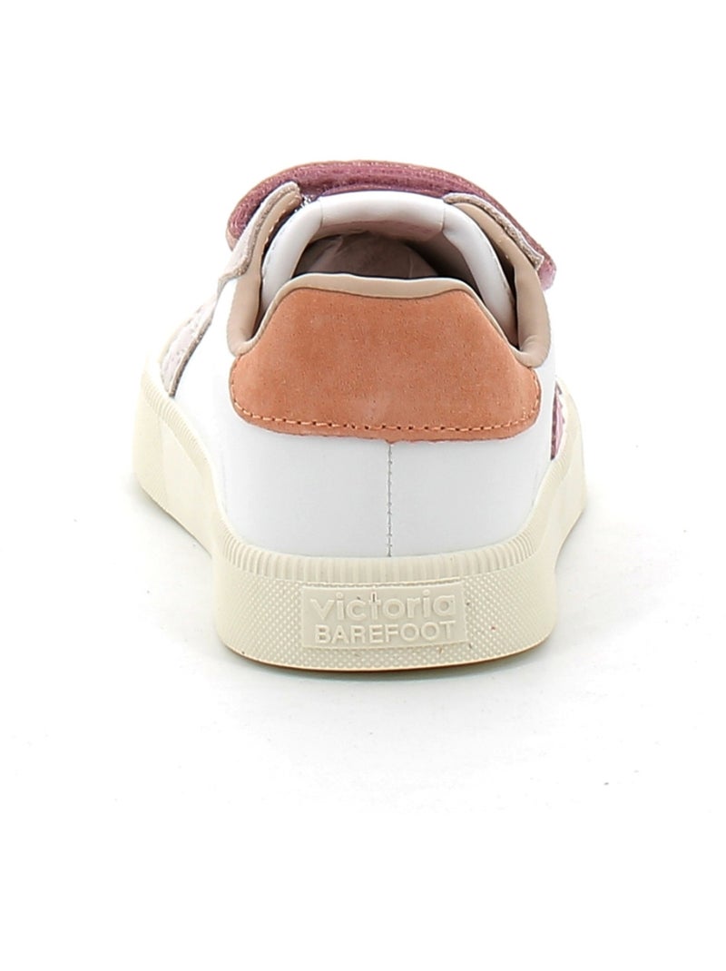 Baskets en Cuir Victoria. Rose - Kiabi