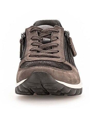 Baskets en cuirs combinés Gabor