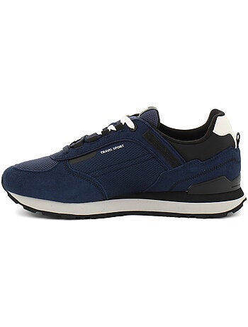 Baskets en cuir/suede colmar