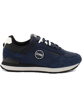 Baskets en cuir/suede colmar