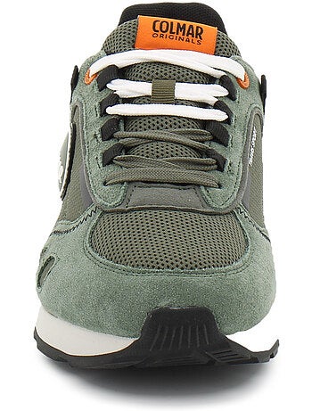 Baskets en cuir/suede colmar