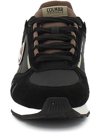Baskets en cuir/suede colmar