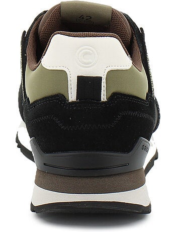 Baskets en cuir/suede colmar