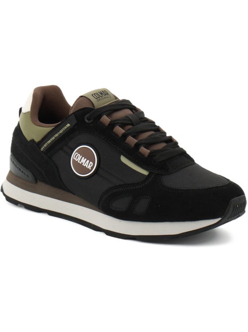 Baskets en cuir/suede colmar - Kiabi