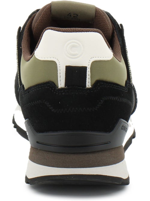 Baskets en cuir/suede colmar - Kiabi