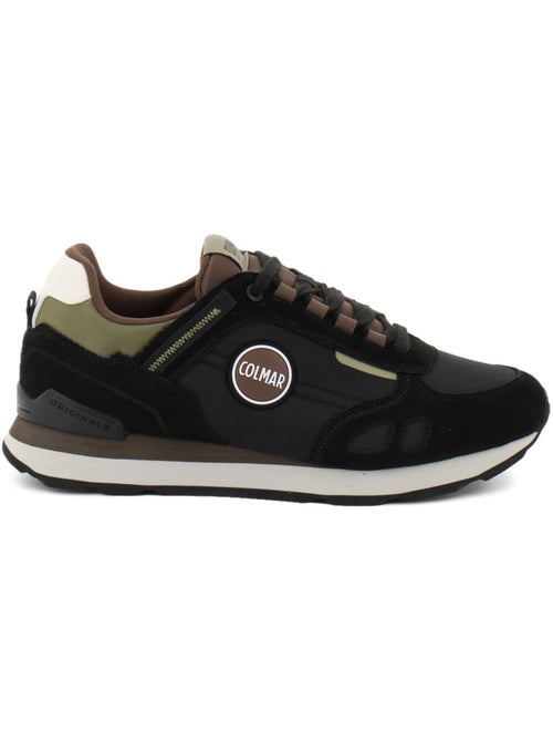Baskets en cuir/suede colmar - Kiabi