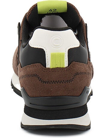 Baskets en cuir/suede colmar