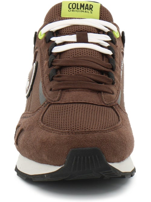 Baskets en cuir/suede colmar - Kiabi