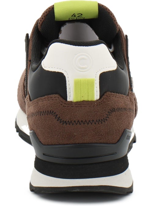 Baskets en cuir/suede colmar - Kiabi