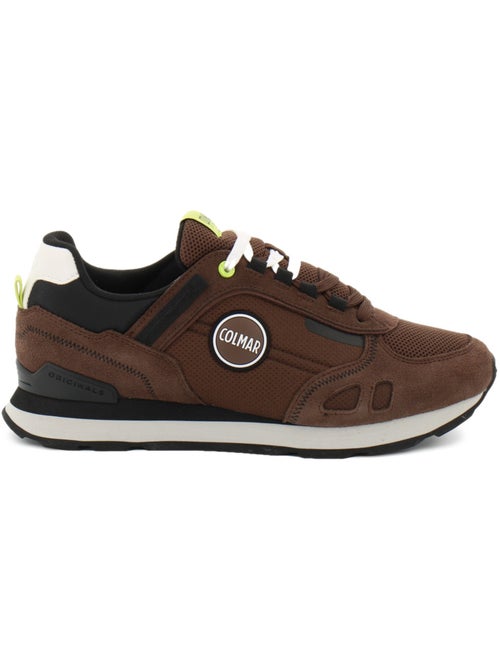 Baskets en cuir/suede colmar - Kiabi