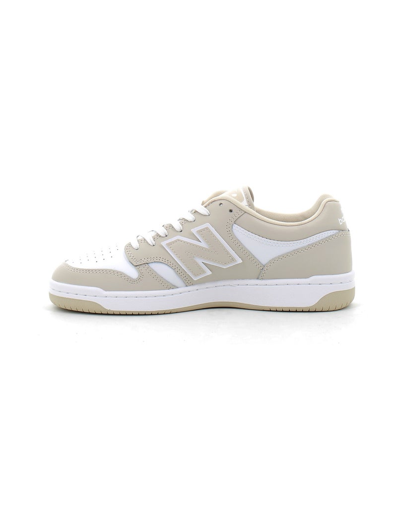 Baskets en Cuir/suede new Balance Beige - Kiabi
