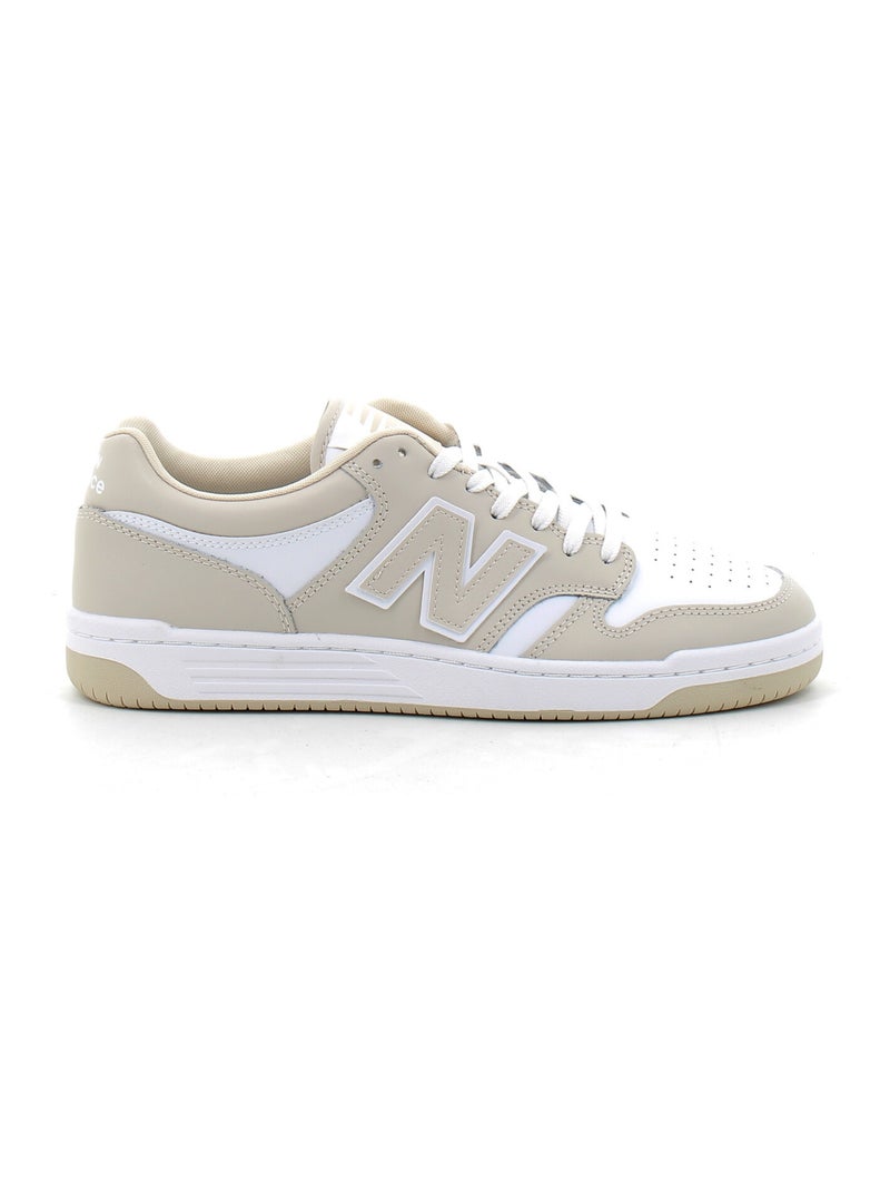 Baskets en Cuir/suede new Balance Beige - Kiabi