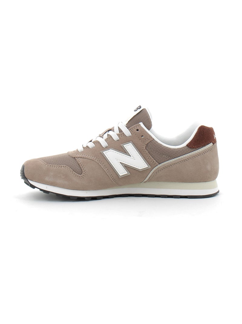 Baskets en Cuir/suede new Balance Marron - Kiabi