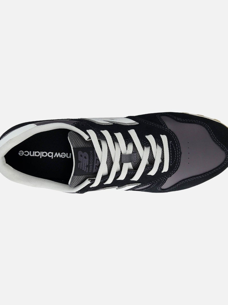 Baskets en Cuir/suede new Balance Noir - Kiabi