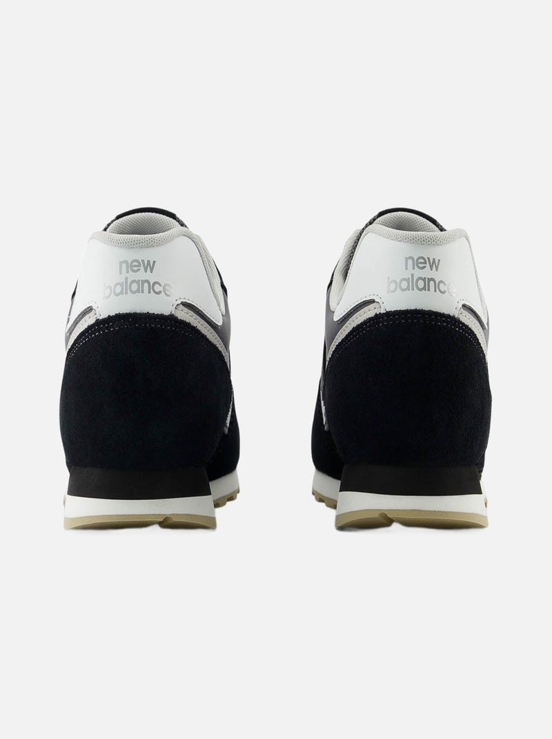 Baskets en Cuir/suede new Balance Noir - Kiabi