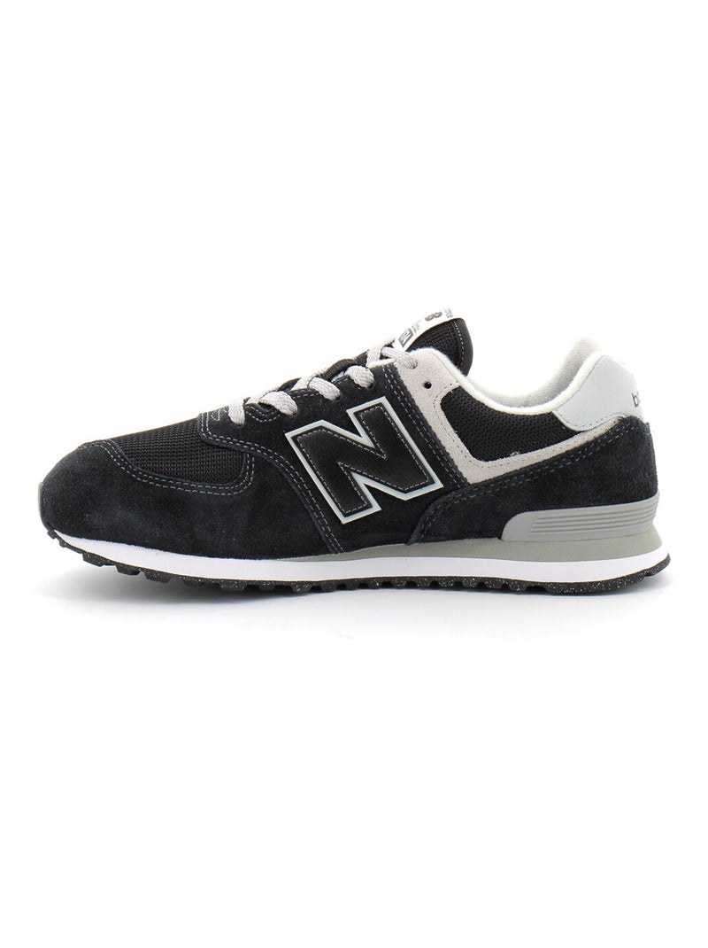 Baskets en Cuir/suede new Balance Noir - Kiabi