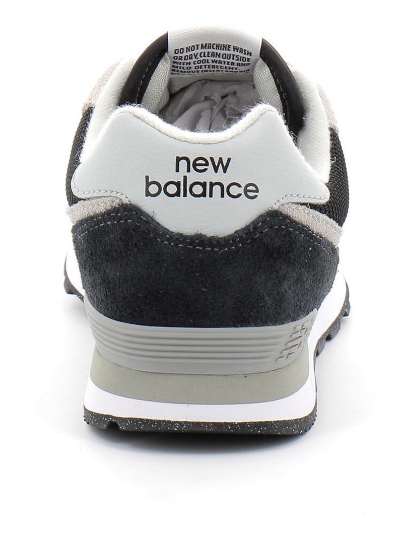 Baskets en Cuir/suede new Balance Noir - Kiabi