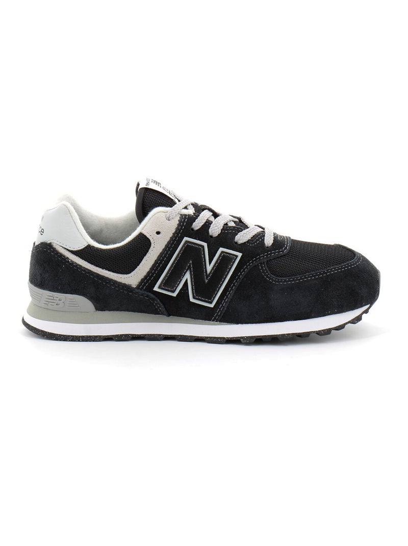 Baskets en Cuir/suede new Balance Noir - Kiabi