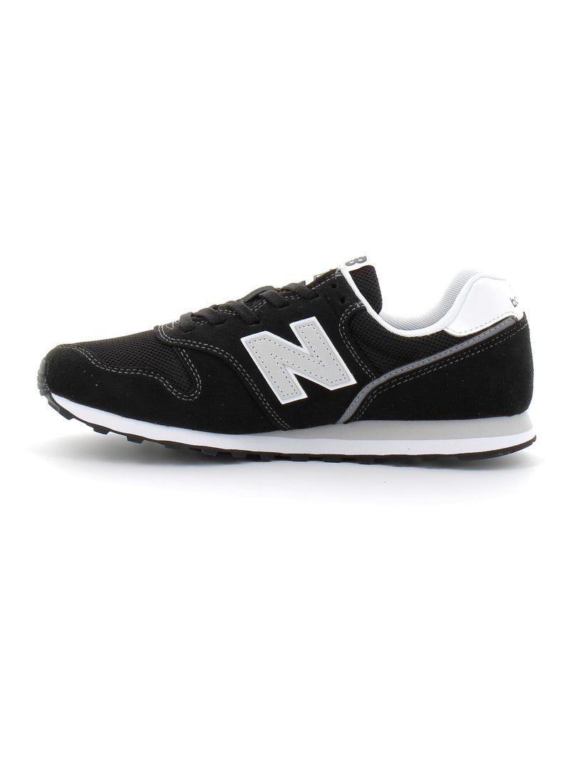 Baskets en Cuir/suede new Balance Noir - Kiabi
