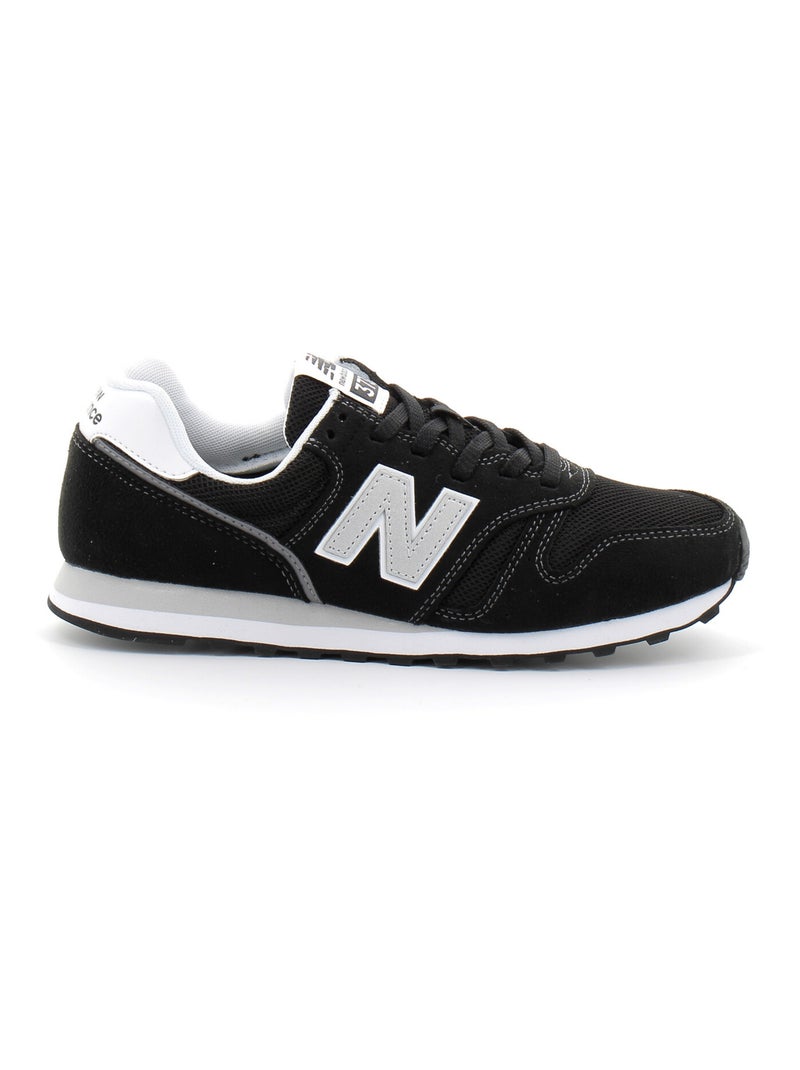 Baskets en Cuir/suede new Balance Noir - Kiabi