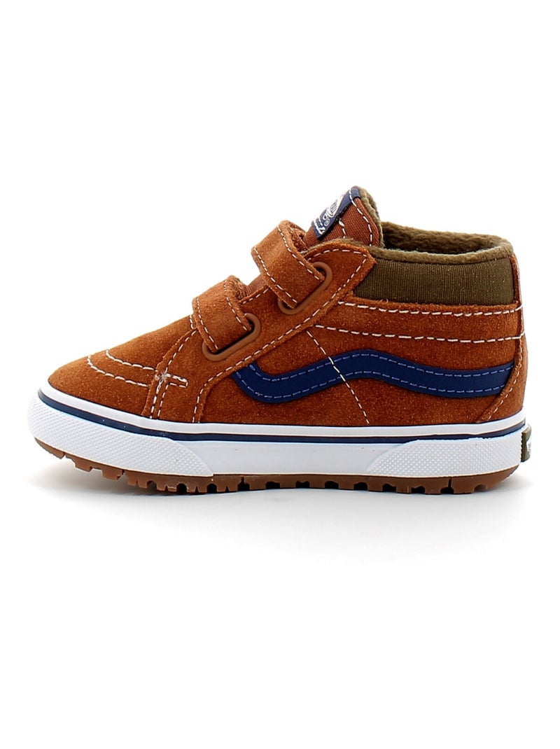 Baskets en Cuir/suede Vans Marron - Kiabi