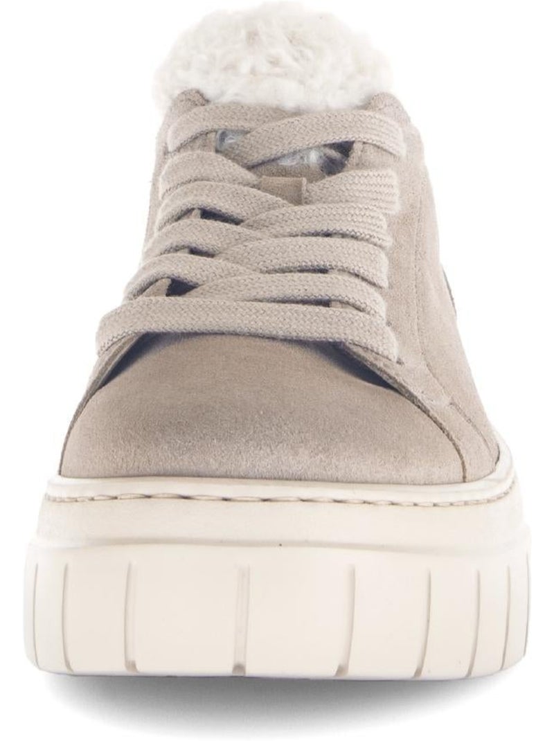 Baskets  en daim - doublure intérieure chaude Beige - Kiabi