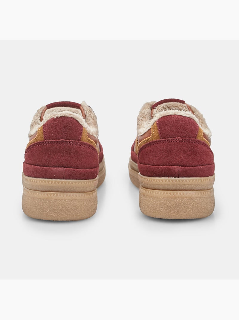 Baskets en daim Bata Bordeaux - Kiabi