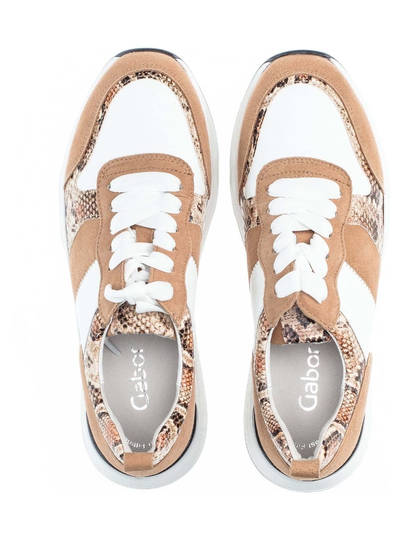 Baskets  en daim Gabor Beige - Kiabi