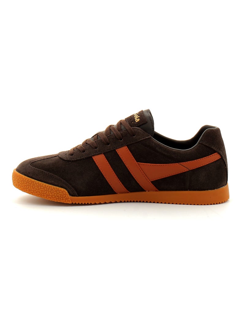 Baskets en Daim Pour Hommes Harrier Marron - Kiabi
