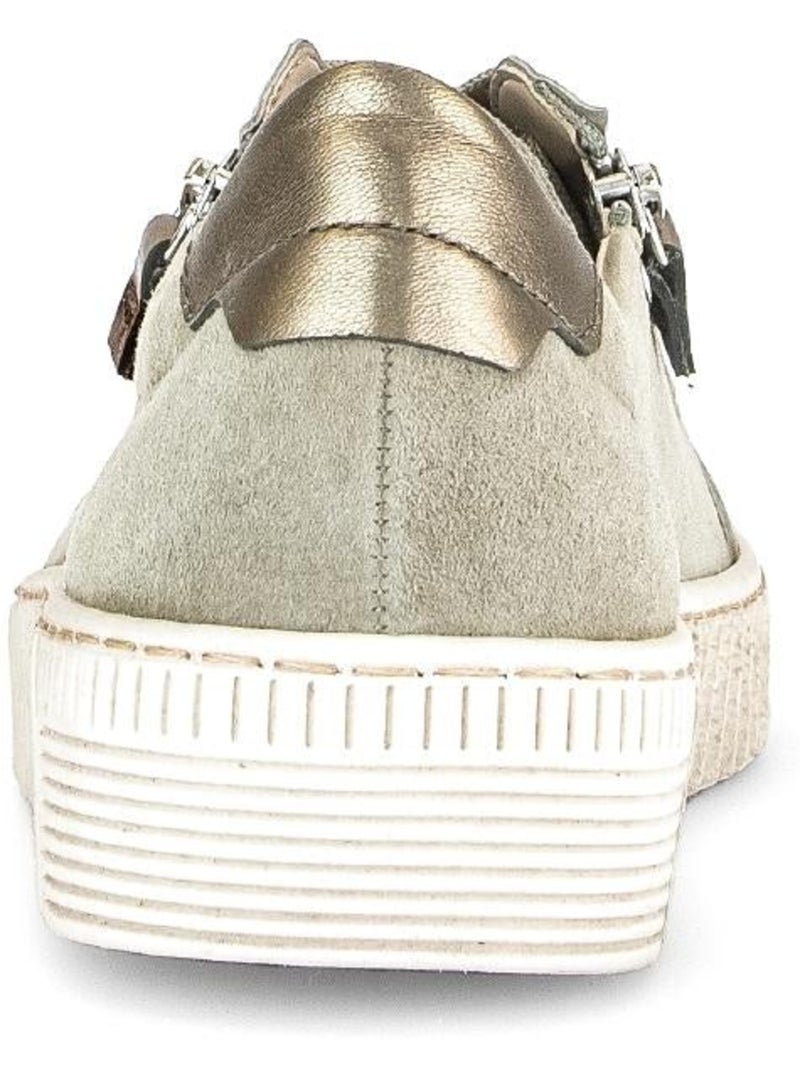 Baskets  en daim Vert - Kiabi